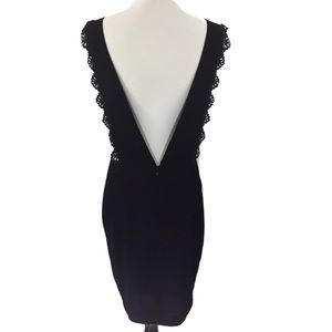 Cotton Candy Mini Bib Overalls Dress V-back